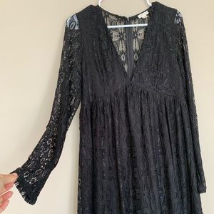 Little black lace dress
